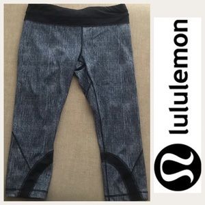 Lululemon Inspire Crops in Rare Fabric